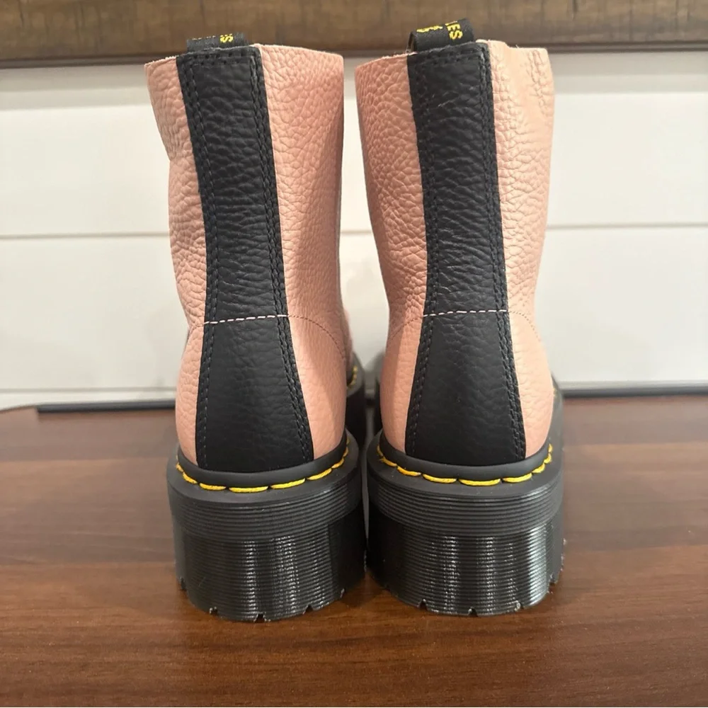 Dr Martens Womens Sinclair Boot Platform Rose Beige - Pinkish Size 8 NWOB - Picture 5 of 8